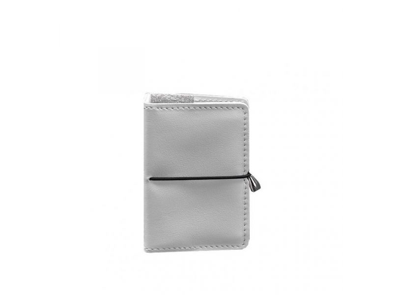 Женский кожаный кард-кейс 7.0 белый Краст, фото 6