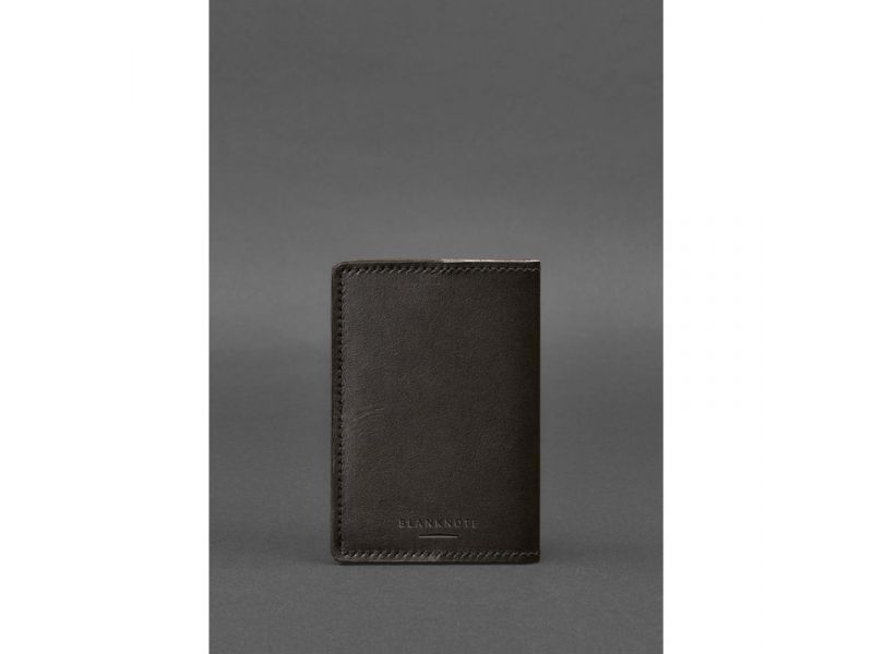 Кожаная обложка для военного билета офицера запаса 8.0 темно-коричневая, фото 4