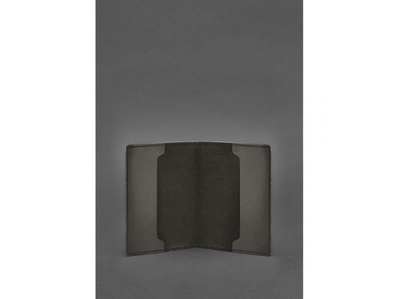 Кожаная обложка для удостоверения офицера 9.0 темно-коричневая, фото 2