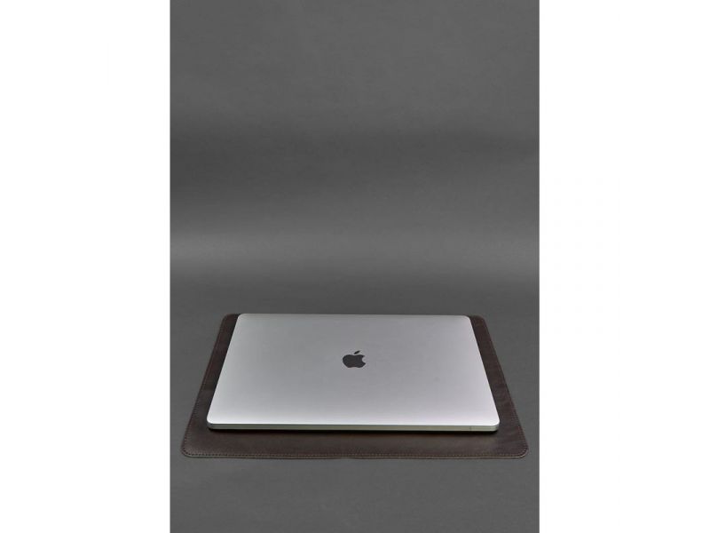 Набор для рабочего стола из натуральной кожи 1.0 темно-коричневый краст, фото 5