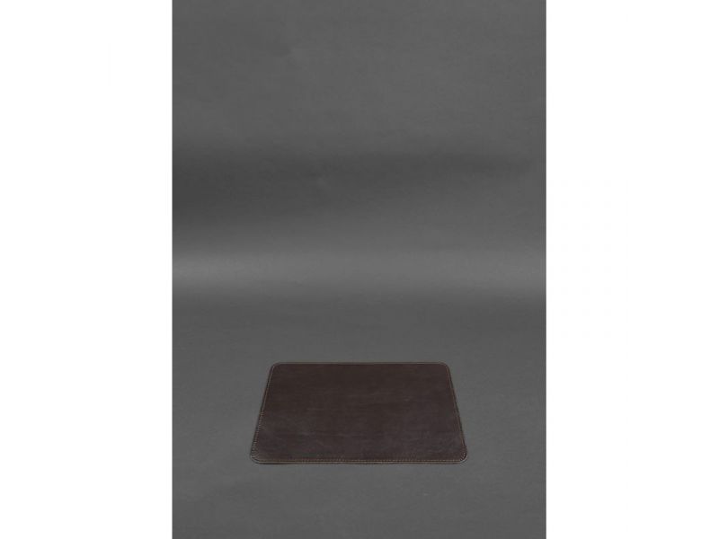 Набор для рабочего стола из натуральной кожи 1.0 темно-коричневый краст, фото 8