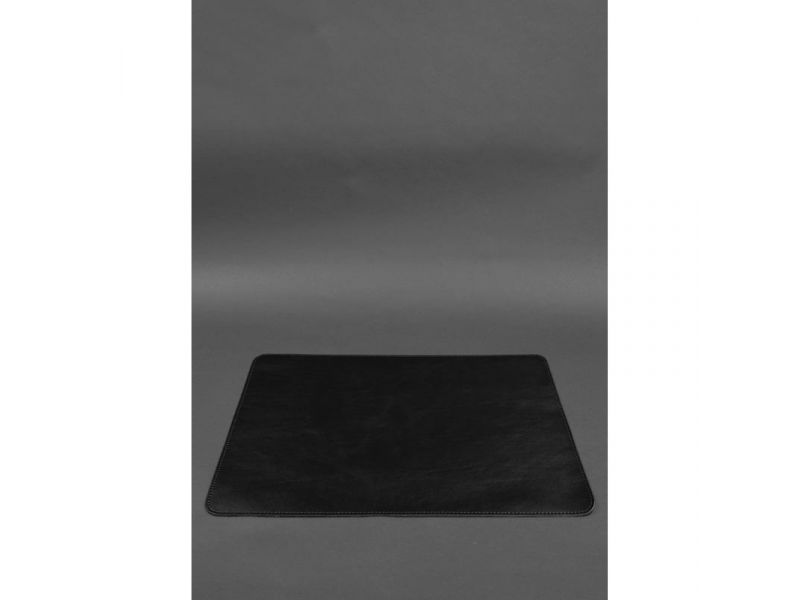 Набор для рабочего стола из натуральной кожи 1.0 черный краст, фото 5