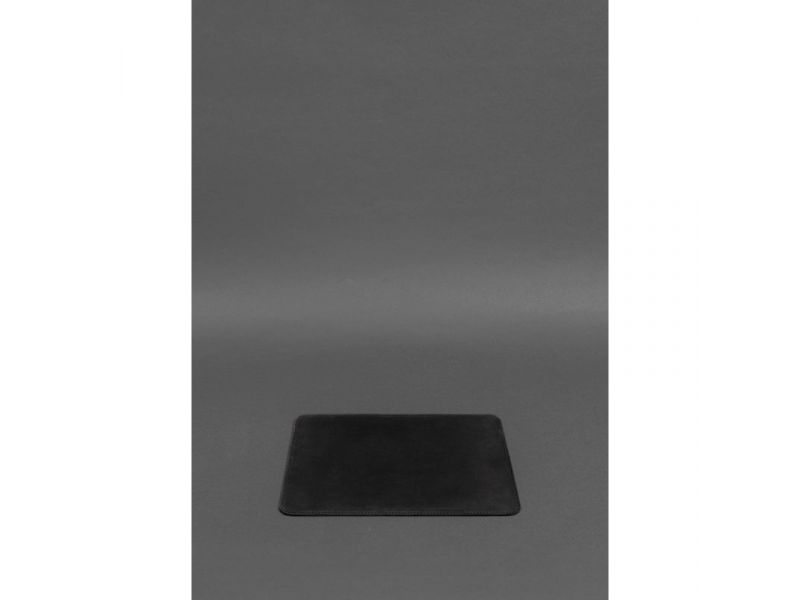 Коврик для мышки из натуральной кожи 1.0 черный Crazy Horse, фото 1