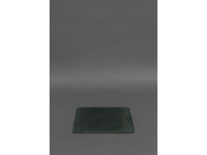 Коврик для мышки из натуральной кожи 1.0 зеленый Crazy Horse, фото 1