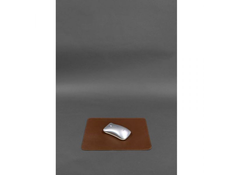 Набор для рабочего стола из натуральной кожи 1.0 светло-коричневый краст, фото 6