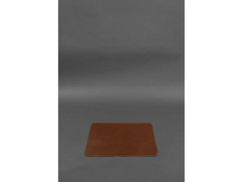 Набор для рабочего стола из натуральной кожи 1.0 светло-коричневый краст, фото 7