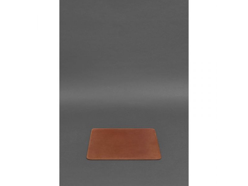 Коврик для мышки из натуральной кожи 1.0 светло-коричневый Crazy Horse, фото 1