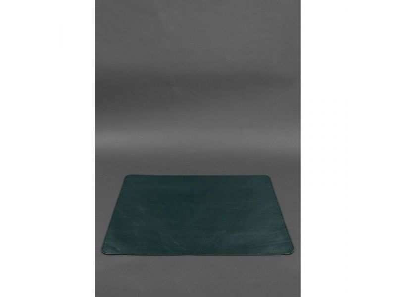 Набор для рабочего стола из натуральной кожи 1.0 зеленый краст, фото 5