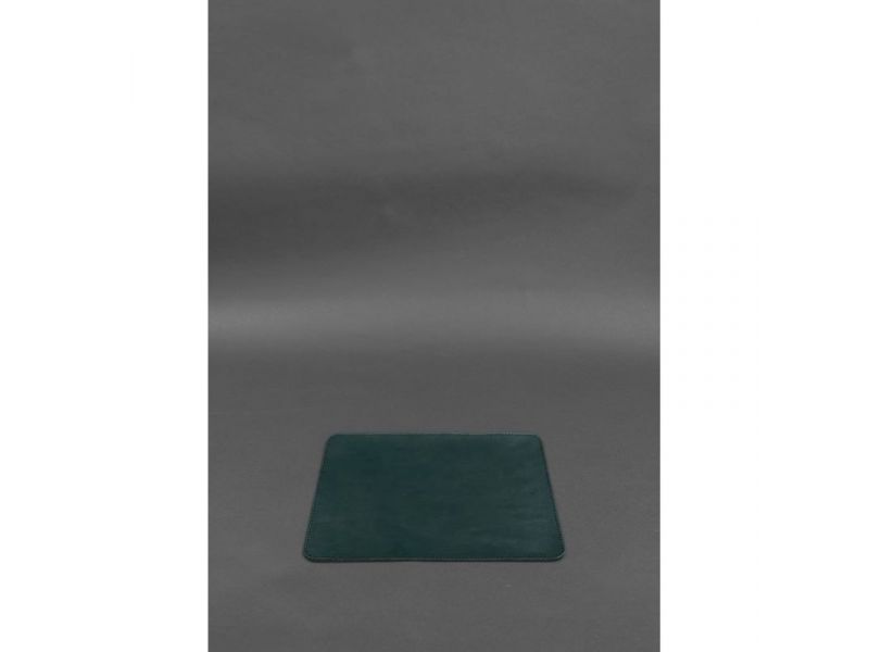 Коврик для мышки из натуральной кожи 1.0 зеленый краст, фото 1