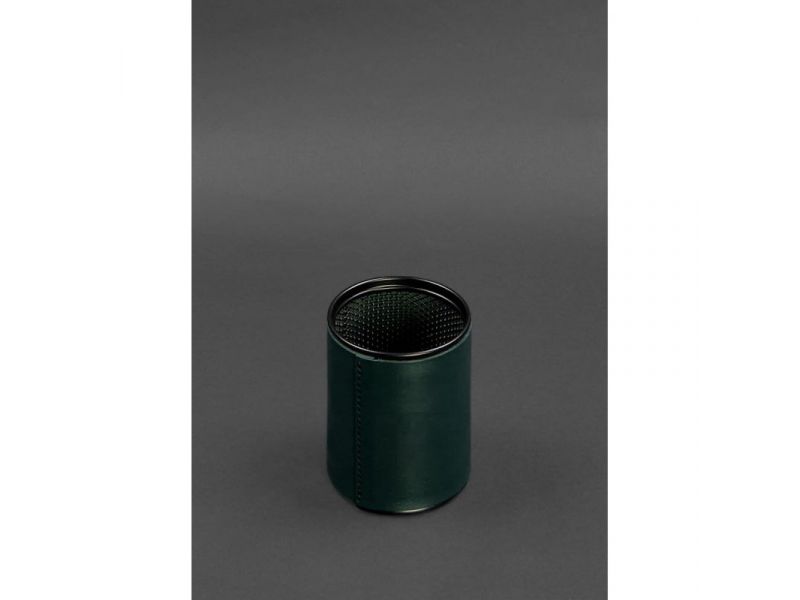 Набор для рабочего стола из натуральной кожи 1.0 зеленый краст, фото 9