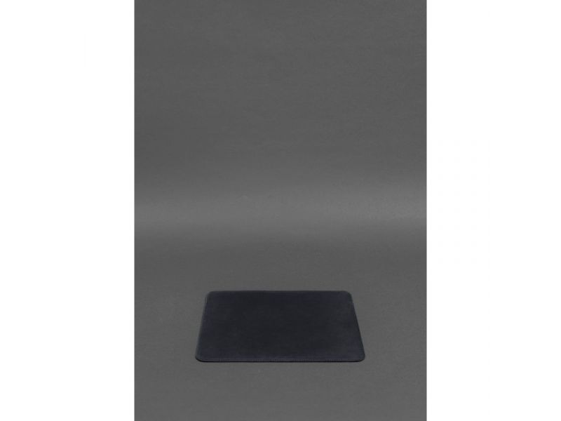 Коврик для мышки из натуральной кожи 1.0 синий Crazy Horse, фото 1