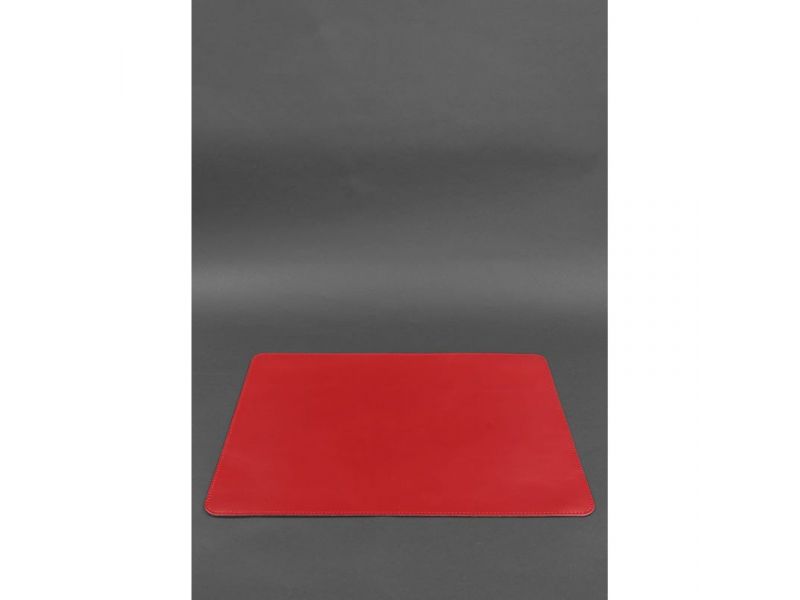 Набор для рабочего стола из натуральной кожи 1.0 красный краст, фото 5