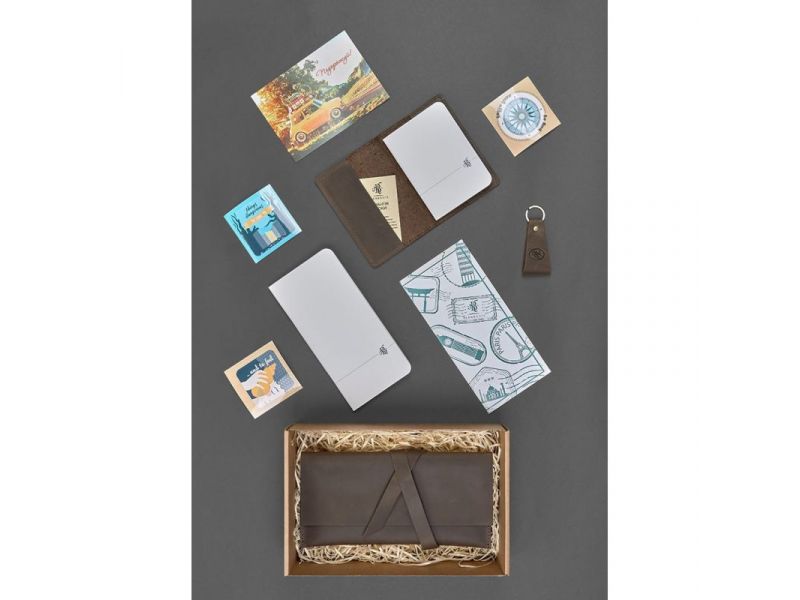 Набор кожаных аксессуаров для путешественника Монтеррей, фото 2