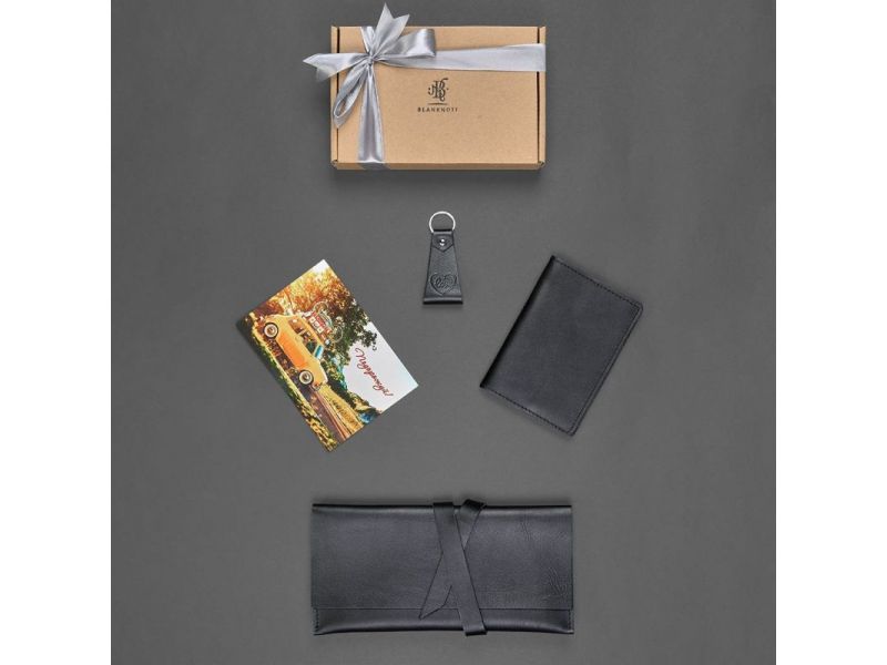 Набор кожаных аксессуаров для путешественника Манчестер, фото 3