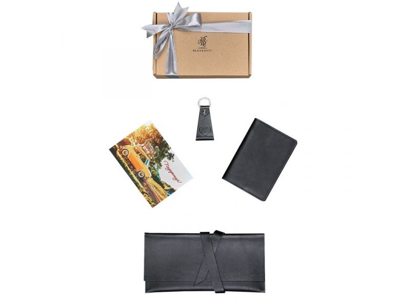 Набор кожаных аксессуаров для путешественника Манчестер, фото 4