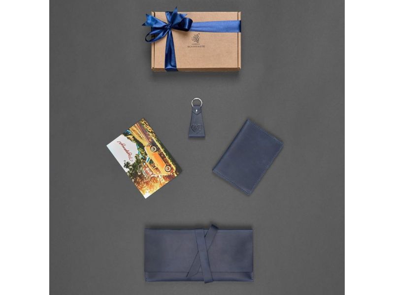 Набор кожаных аксессуаров для путешественника Касабланка, фото 3