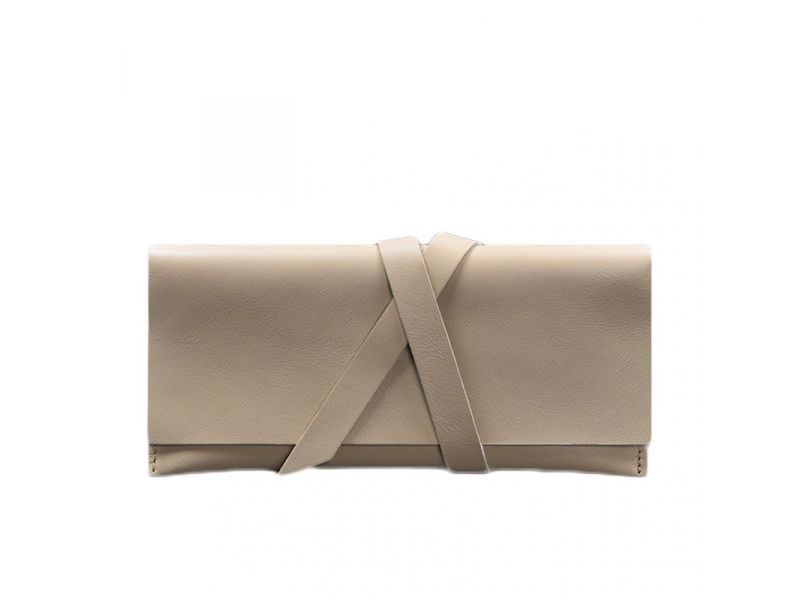 Кожаный женский тревел-кейс Voyager 1.0 светло-бежевый, фото 5