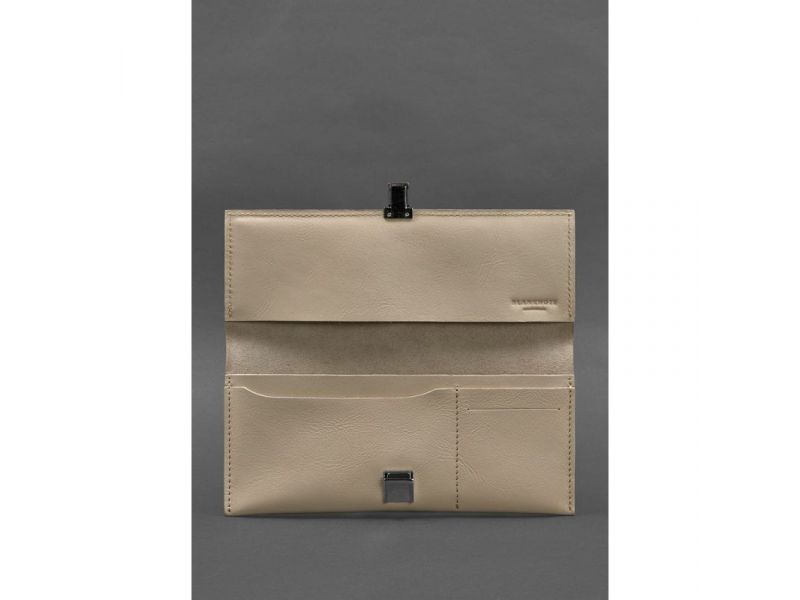 Кожаный женский тревел-кейс Journey 2.0 Светло-бежевый, фото 3