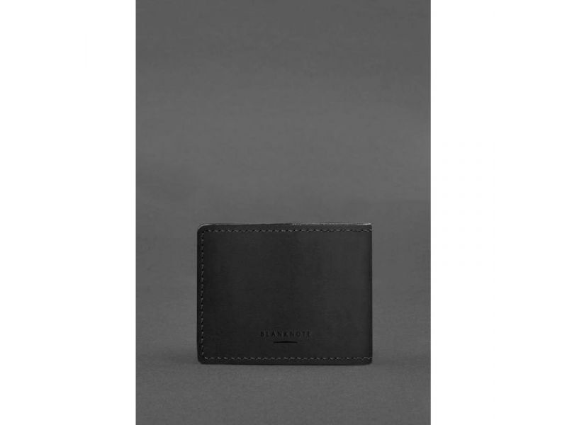 Кожаная обложка для разрешения на оружие черная Crazy Horse, фото 3