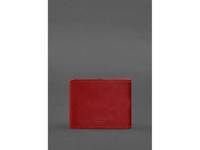 Кожаная обложка для разрешения на оружие красная, фото 3