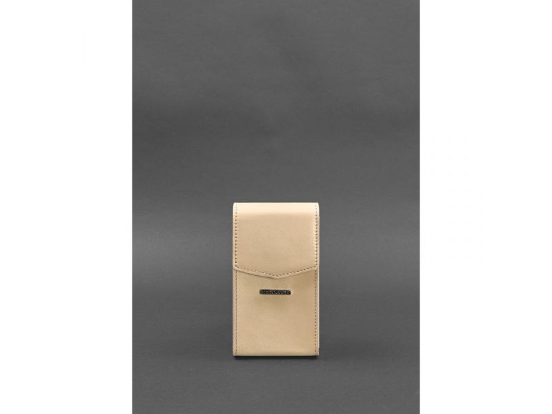 Набор женских кожаных сумок Mini поясная/кроссбоди светло-бежевый, фото 7