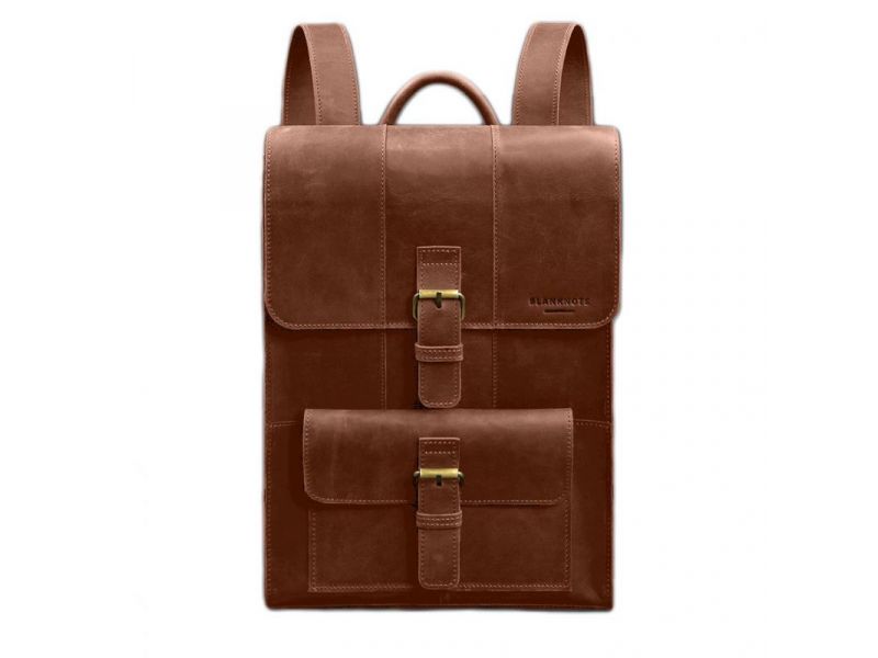 Кожаный рюкзак Brit свето-коричневый Crazy Horse, фото 5