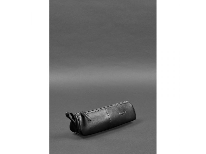 Кожаный пенал-несессер (футляр для очков) 4.0 Черный, фото 3