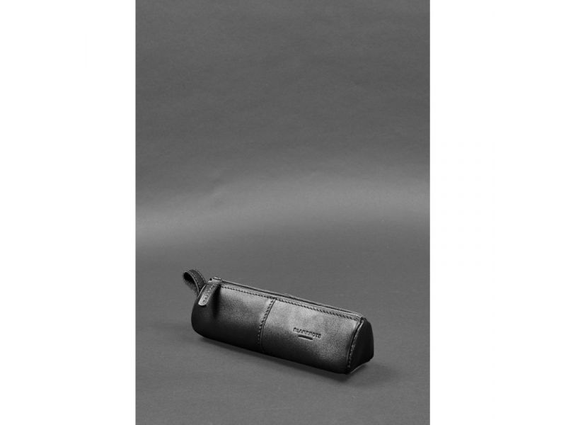 Кожаный пенал-несессер (футляр для очков) 4.0 Черный, фото 4