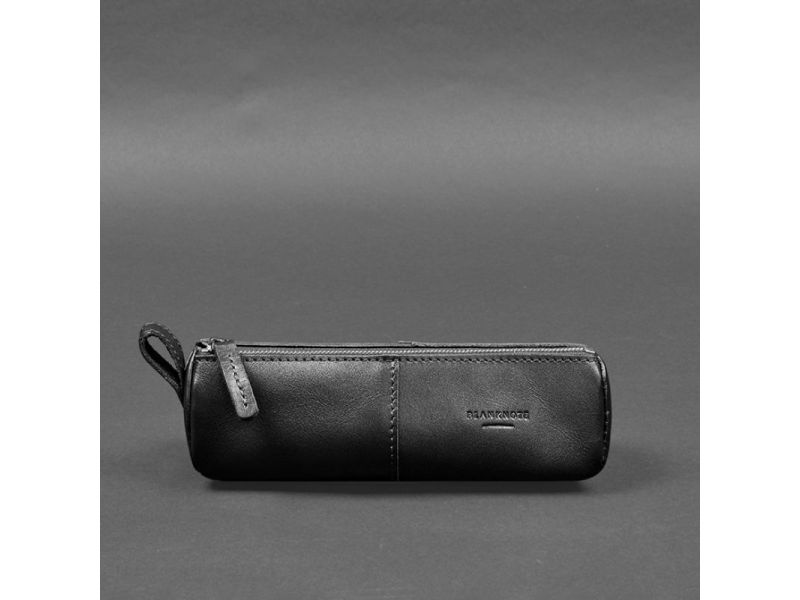 Кожаный пенал-несессер (футляр для очков) 4.0 Черный, фото 6