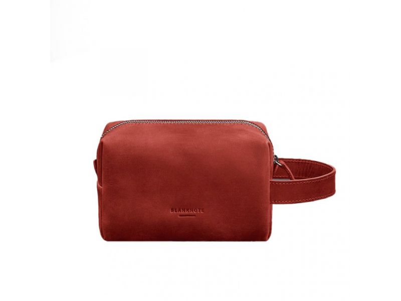 Кожаная косметичка-несессер 5.0 Коралл Crazy Horse, фото 7