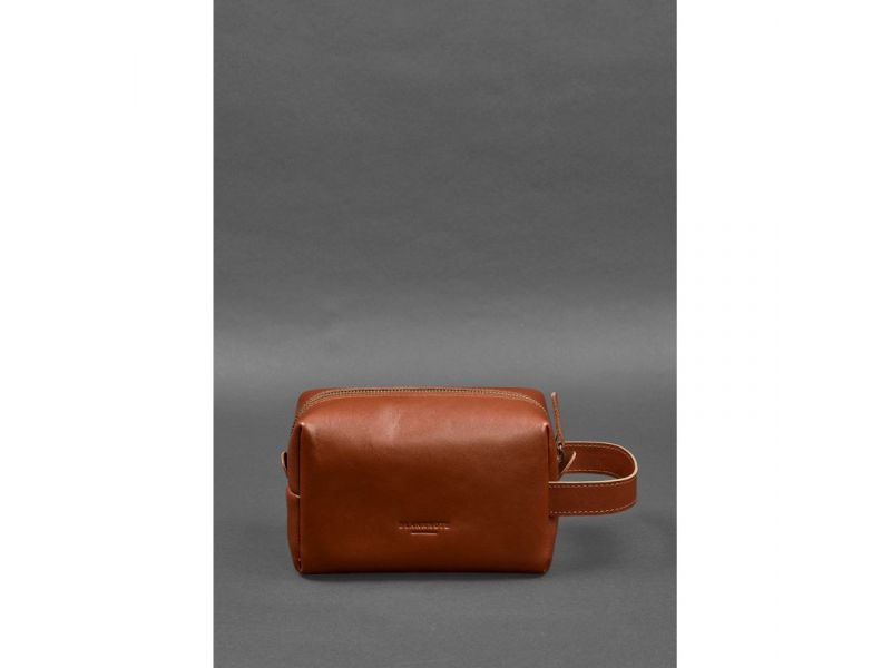 Кожаная косметичка-несессер 5.0 Светло-коричневый, фото 1