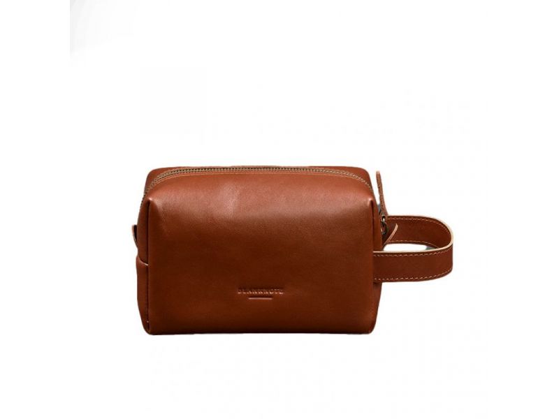 Кожаная косметичка-несессер 5.0 Светло-коричневый, фото 7