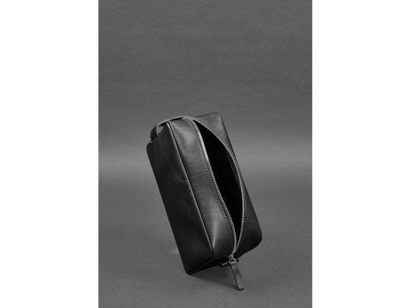 Кожаная косметичка-несессер 6.0 черный, фото 5