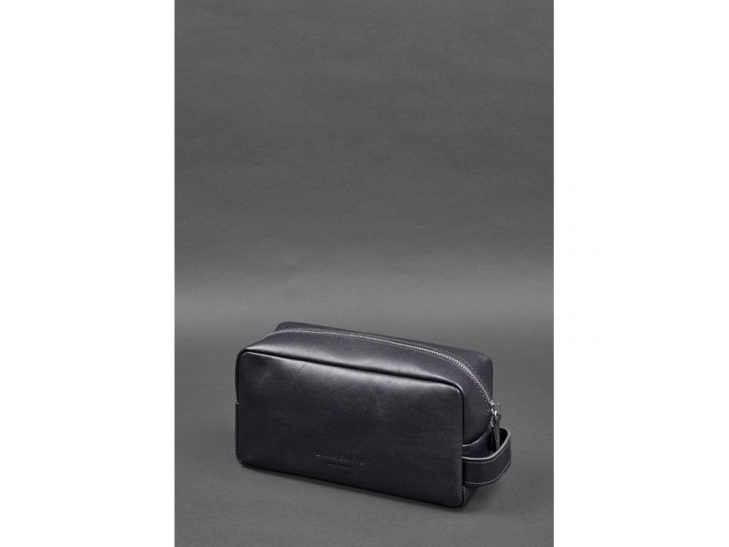 Кожаная косметичка-несессер 6.0 темно-синий, фото 2