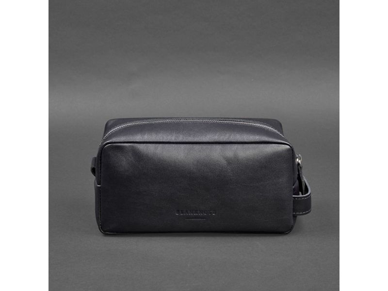 Кожаная косметичка-несессер 6.0 темно-синий, фото 6