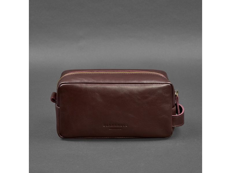 Кожаная косметичка-несессер 6.0 бордовый, фото 6