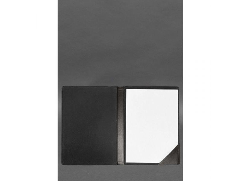 Кожаная папка для документов на подпись темно-коричневая, фото 2