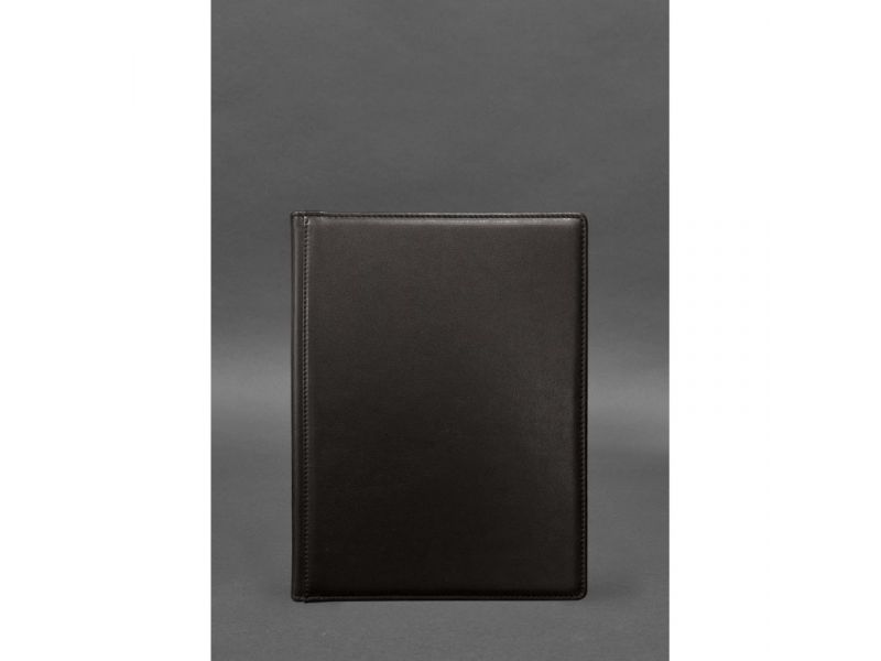 Кожаная папка для документов на подпись темно-коричневая, фото 1