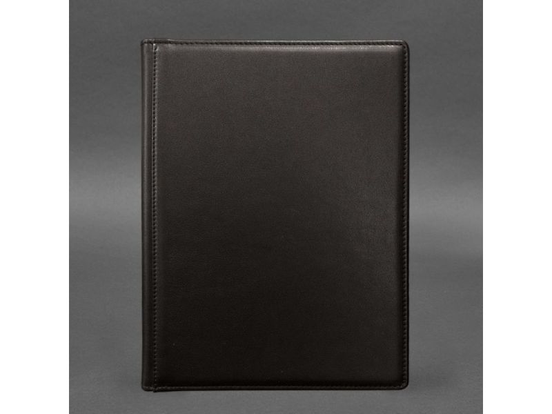 Кожаная папка для документов на подпись темно-коричневая, фото 4