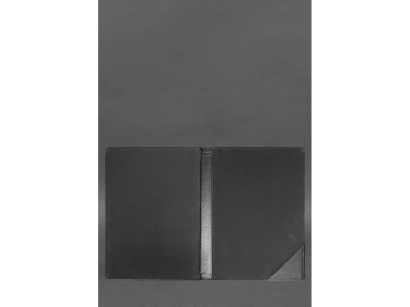 Кожаная папка для документов на подпись черная, фото 2