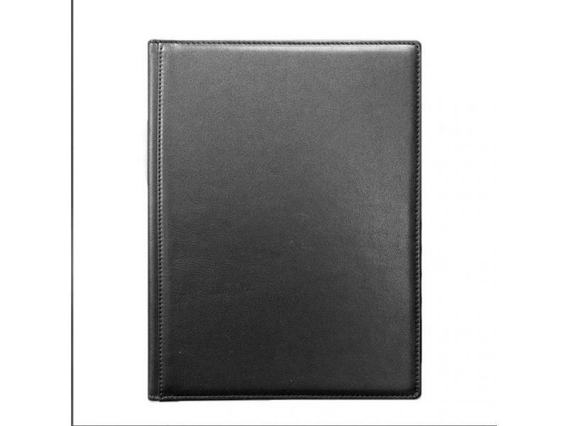 Кожаная папка для документов на подпись черная, фото 5