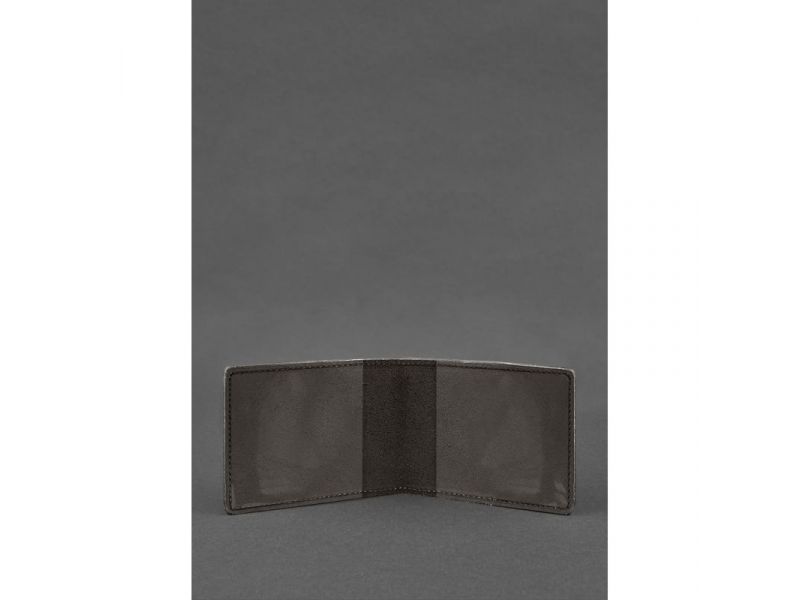 Кожаная обложка на удостоверение Главного управления разведки (ГУР) темно-коричневая, фото 2