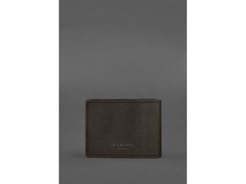 Кожаная обложка на удостоверение Главного управления разведки (ГУР) темно-коричневая, фото 3