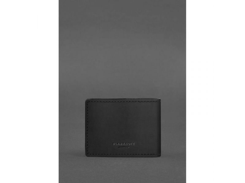 Кожаная обложка на удостоверение Государственной службы Украины по чрезвычайным ситуациям (ДСНС) черная Crazy Horse, фото 3