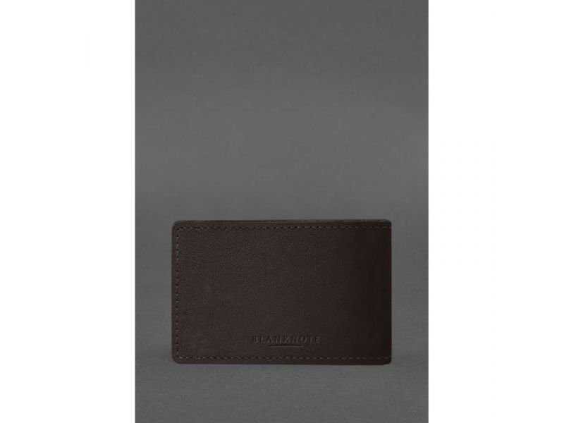 Кожаная обложка на удостоверение Государственной налоговой службы темно-коричневая, фото 3