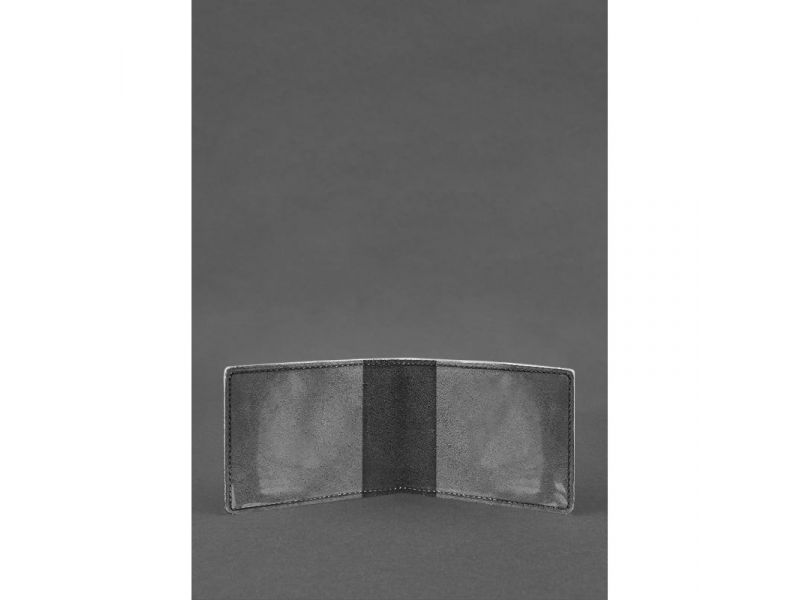 Кожаная обложка для удостоверения журналиста Черная, фото 2