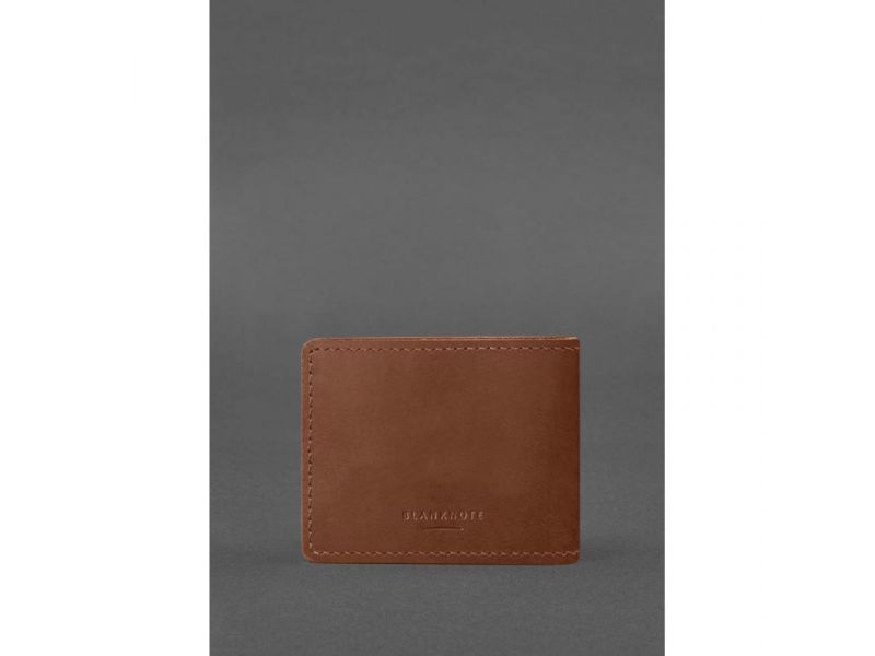 Кожаная обложка для удостоверения журналиста светло-коричневая Crazy Horse, фото 3