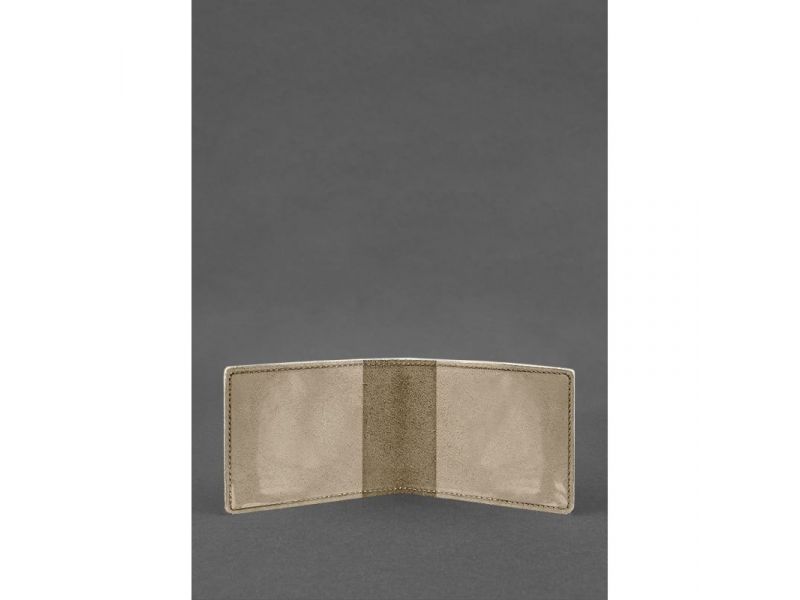 Кожаная обложка для удостоверения журналиста светло-бежевая, фото 2