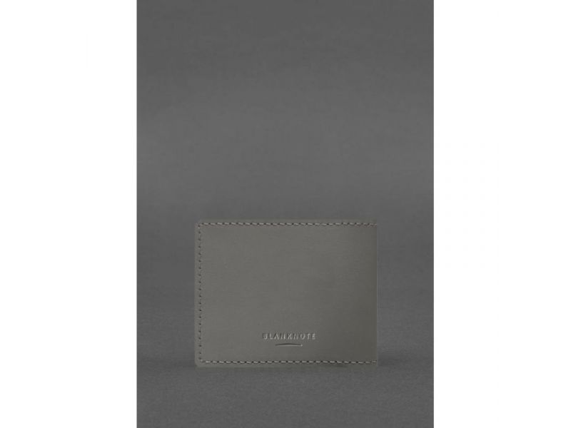 Кожаная обложка для удостоверения журналиста Серая, фото 3