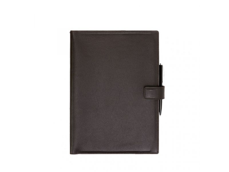 Кожаный блокнот А4 (софт-бук) 9.2 коричневый, фото 7